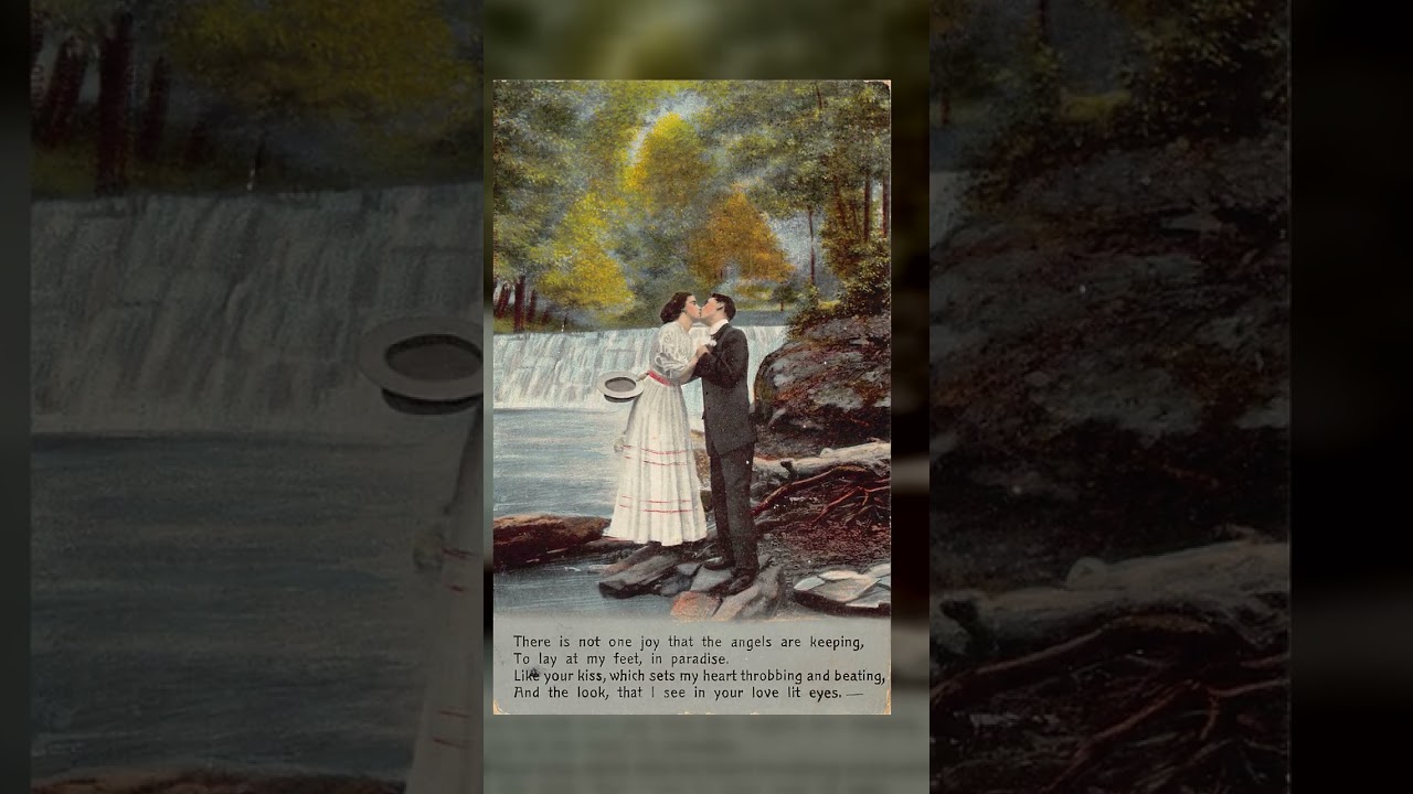 B.A. Owen Co., Divided Back Postcard, Romantic Scene, 1911 Video