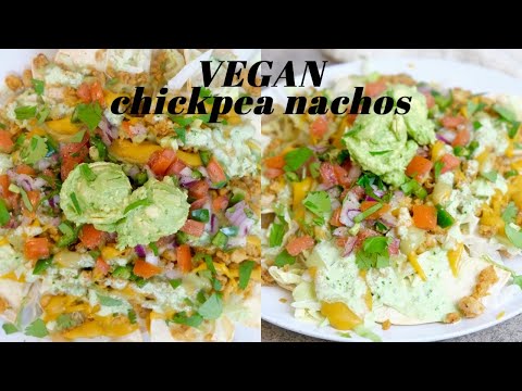 Chickpea Nachos! + Plant Based Nacho Sauce | Pretty Brown Vegan