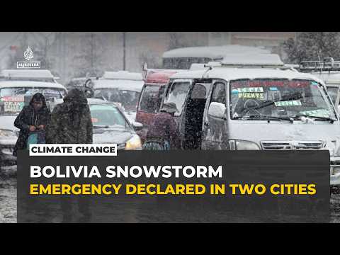 Severe snowstorms paralyse Bolivia, threaten livestock and livelihoods