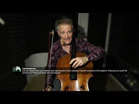 How to practice the octaves in Haydn D Major (Q&A with Alban Gerhardt)