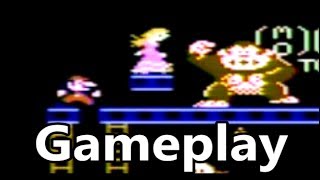 Donkey Kong Atari 7800 Gameplay - The No Swear Gamer