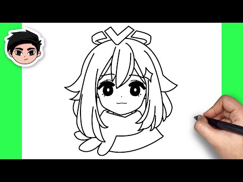 How To Draw Paimon | Genshin Impact - Easy Step By Step Tutorial