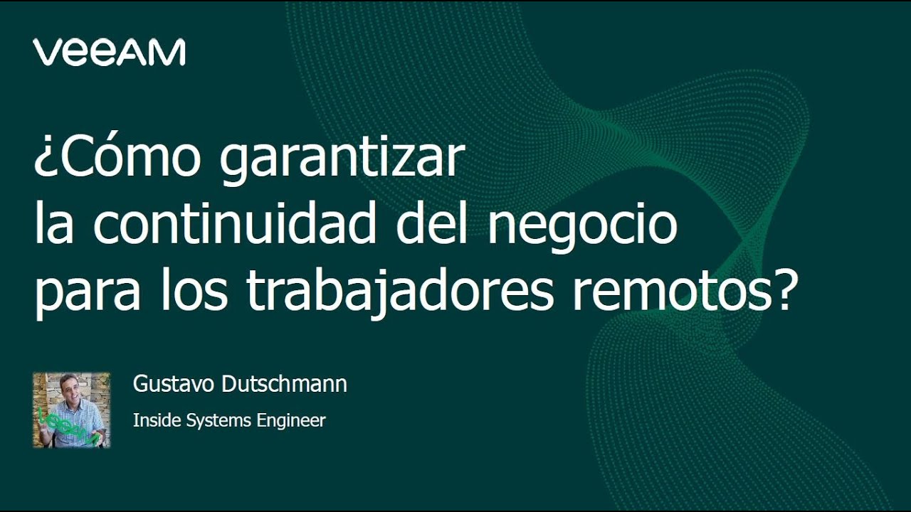 Cómo garantizar la continuidad del negocio para los trabajadores remotos video