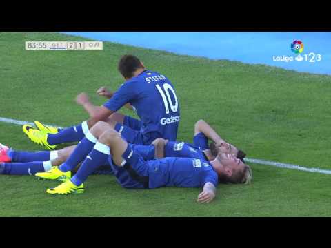 Golazo de Jorge Molina (2-1) Getafe CF vs Real Oviedo