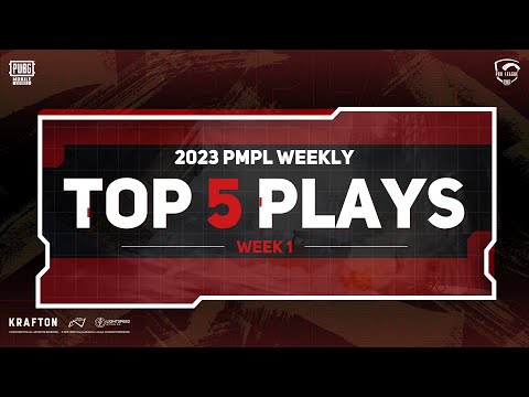 🔥Weekly Top 5 Plays EP 1 | 2023 PMPL Spring in SEA