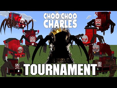Choo Choo Charles Tournament [Minecraft PE] BEST CHOO CHOO CHARLES!