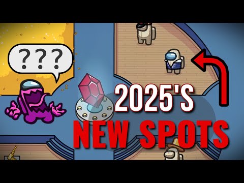 Top 10 Hiding Spots in 2025 (The Airship) Among Us - HIDE N SEEK