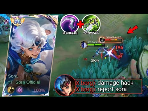 NEW HERO SORA - SORA BEST 1 HIT DAMAGE BUILD FOR BURST ENEMY!💀 - SORA GAMEPLAY 