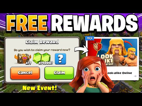 14000 FREE Gems, Chest Bundle & More Rewards by Supercell in Clash of Clans!