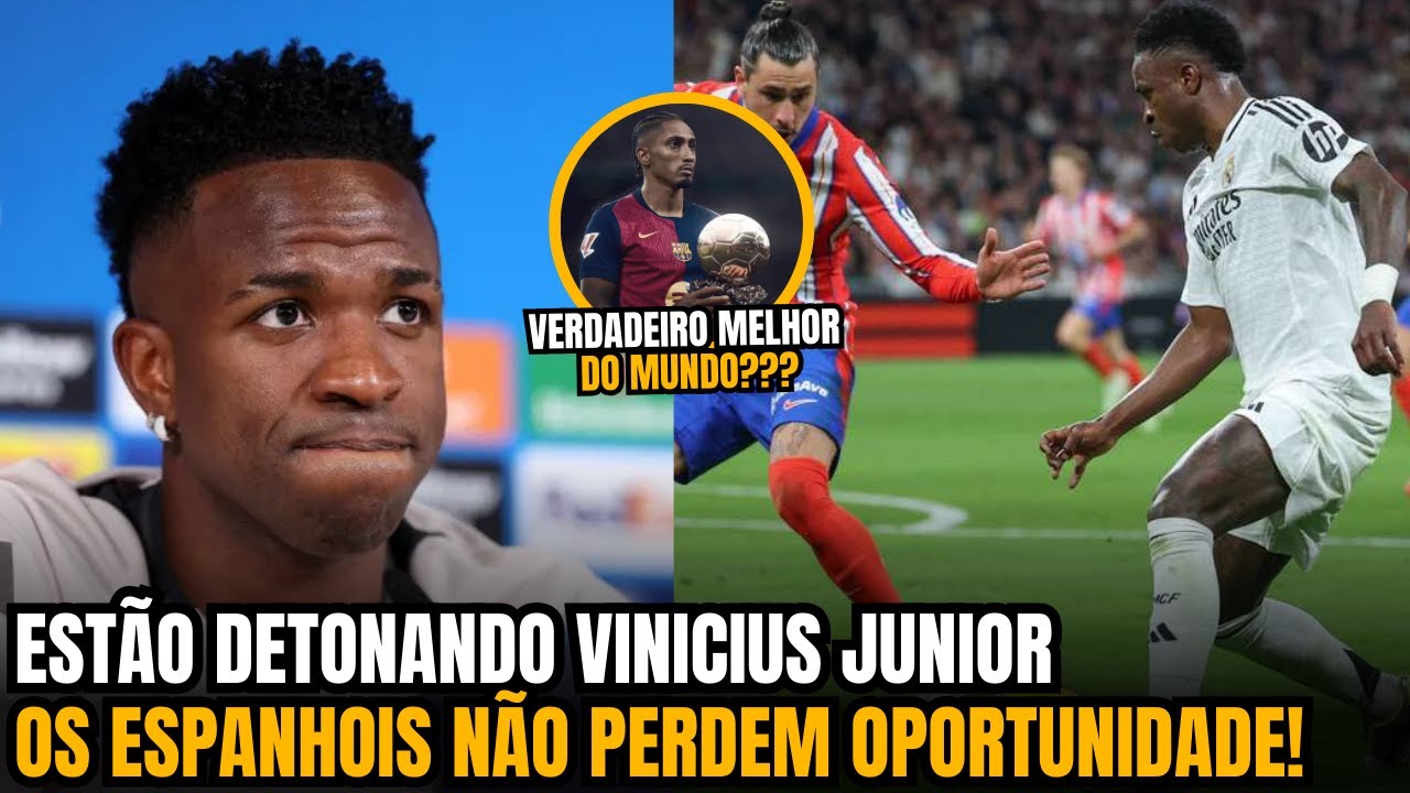 🚨NOSSA! JORNAL ESPANHOL DETONA VINICIUS JR APÓS PARTIDA CONTRA ATLÉTICO DE MADRID!!