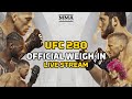 UFC 280: Oliveira vs Makhachev Official Weigh-In Live Stream | MMA Fighting