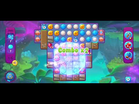 Fishdom gameplay level 2195