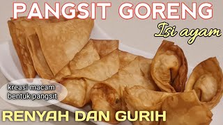 Download lagu Cara membuat PANGSIT GORENG renyah dan gurih || kreasi bentuk pangsit [MommyNur] mp3