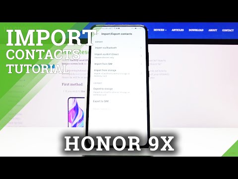 How to Import Contacts from SIM to HUAWEI Honor 9X – Move Contacts