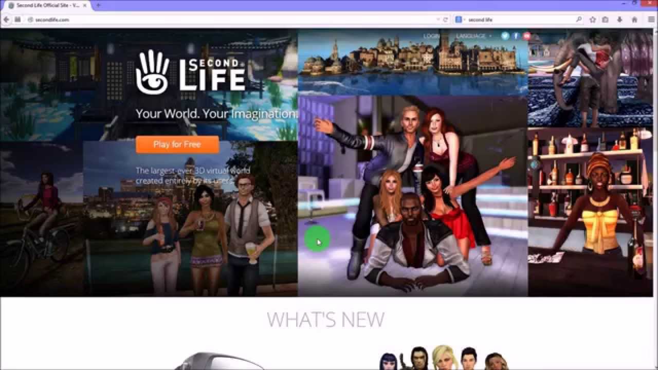 Second Life tutorial #1 - Getting Started