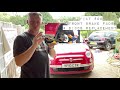 Fiat 500 How To Replace Front Brake Pads Discs DIY