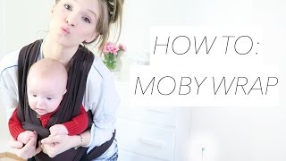 HOW TO: MOBY WRAP | 0-6 MONTH HOLDS ♡
