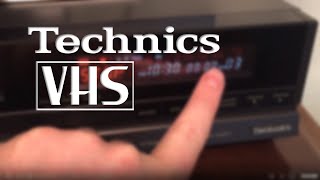 This Technics VHS VCR Is UNREAL! Fingers of Fury tape, vintage VCR Technics VHS player review
