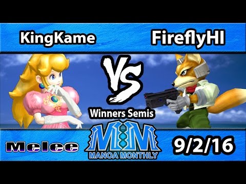 MM22 SSBM - FireflyHI (Fox) vs KingKame (Peach) - Melee Winners Semis
