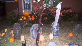 Halloween Yard Display 2010