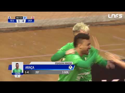 Gol Araça (1-4) Naturpellet Segovia - Osasuna Magna. J28, 1Div. LNFS