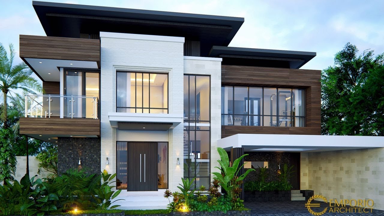 Desain Rumah Modern 2 Lantai Bapak Ivan Palembang
