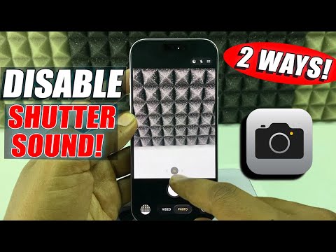 how to turn off camera shutter sound on iphone 17/17 pro max?