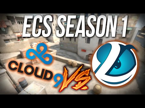 Cloud9 vs Luminosity | Map 1 (dust2) ECS Season 1 (30.04.2016)
