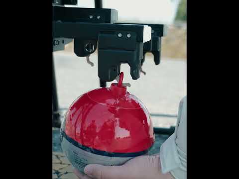Firefighting Tech Marvel: What's It Like to Use a Drone-Dropped Fire Extinguishing Bomb! #eftdrone