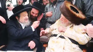 תיעוד לא שיגרתי: פאר הדור הגרי״מ שכטער ערך ״מי שברך״ להאדמו״ר מתולדות אברהם יצחק בברית בבית האדמו״ר