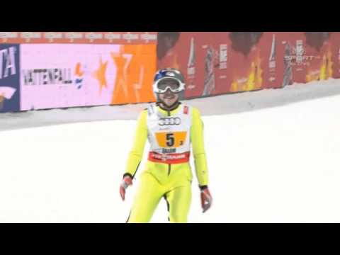 MŚ 2015 Falun K90 - Sarah Hendrickson 98,5 m 1st round Mixed Team