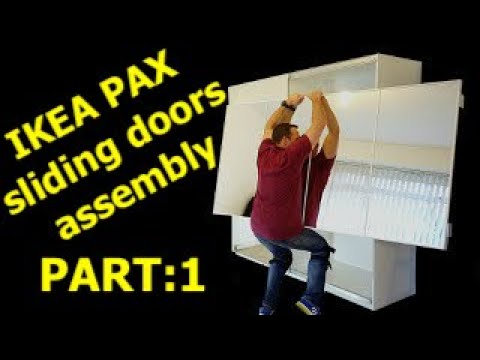 IKEA PAX WARDROBE Sliding doors assembly (Part 1)