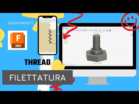 Come applicare una filettatura su una superficie in Fusion360