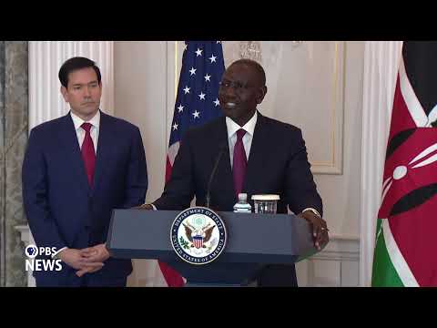 WATCH: Rubio and Kenyan President Ruto speak after signing 'America First' global health deal