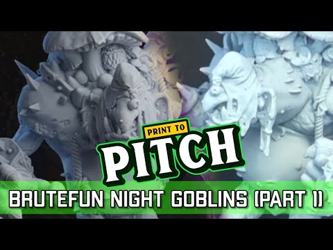 Brutefun Night Goblin Team - 3D Printing Blood Bowl | Print to Pitch (Bonehead Podcast)