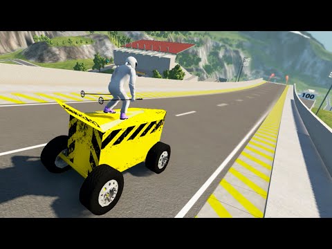 High speed freaky jumps #3 - Beamng.Drive