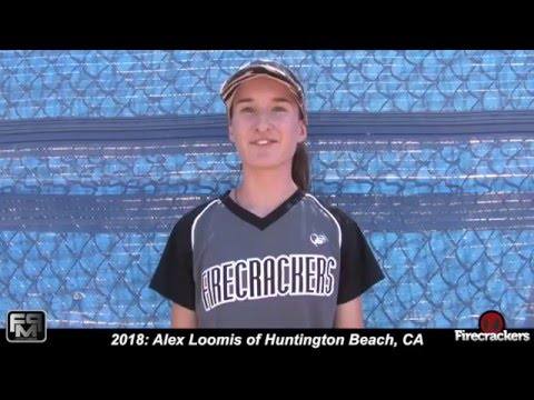 2018 Alex Loomis Shortstop and Outfield Softball Skills Video