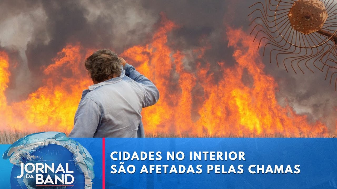 Sobe para 3 o número de mortos devido aos incêndios em São Paulo | Jornal da Band