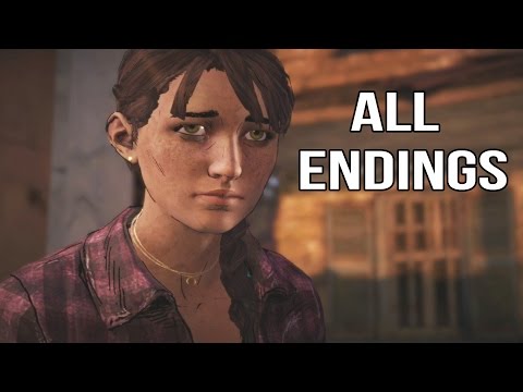 All Endings In The Walking Dead Game Season 3 Episode 3 - All Endings