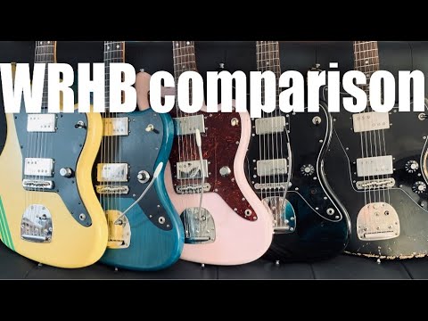 WRHB - Wide Range Humbucker pickup comparison - CREAMERY - SQUIER - MOJO - CATWHISKER 2020