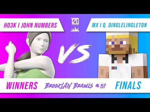 BrookLAN Brawls 51 - MX | Q. Dinglelingleton (Steve) v. Ho3k | John Numbers - Winners Finals