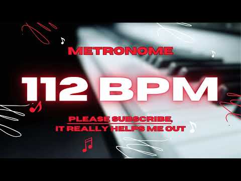 112 BPM - 1 Hour Metronome