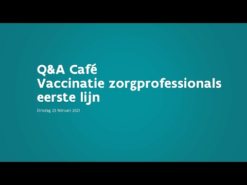 Q&A-Café voor Liaisons & populatiemanagers - 23 februari 2021