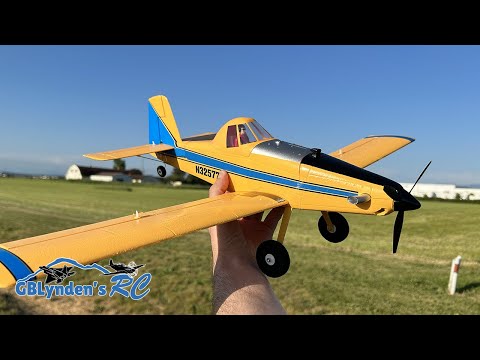 Very Windy Maiden | E-flite UMX Air Tractor RC Plane Maiden Flight Review