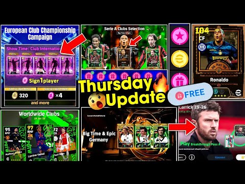 🎁 Thursday Update Leaks! New Campaign + Premium Club Pack + Free Epic & Showtime | eFootball 2026
