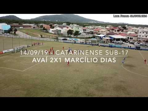 Gols - Avai 2x1 Marcilio catarinense s17 em 140919