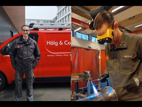 Heizungsinstallateur in Ausbildung bei der Hälg Group