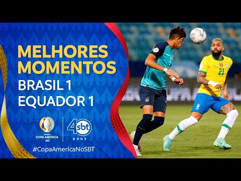 Vídeo / Brasil 1 x 1 Equador - Copa América 2021!
