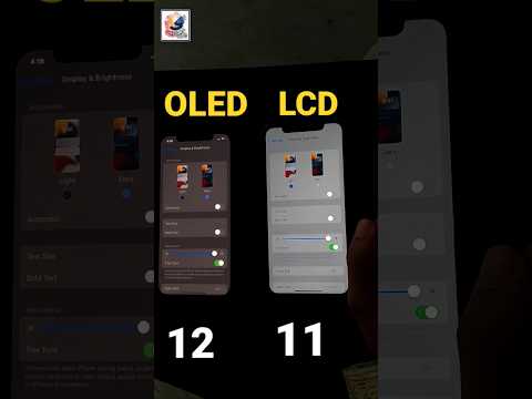 iPhone OLED display vs LCD Display 😲 2025 #shorts #shortvideo #iphone