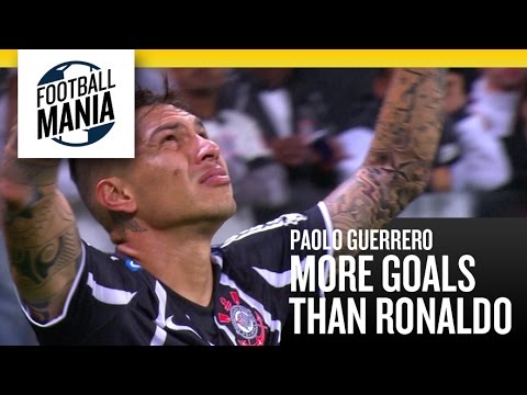Paolo Guerrero - More goals than Ronaldo in Corinthians!
